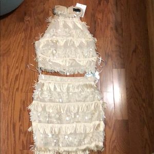 Come alive set, cream, two piece